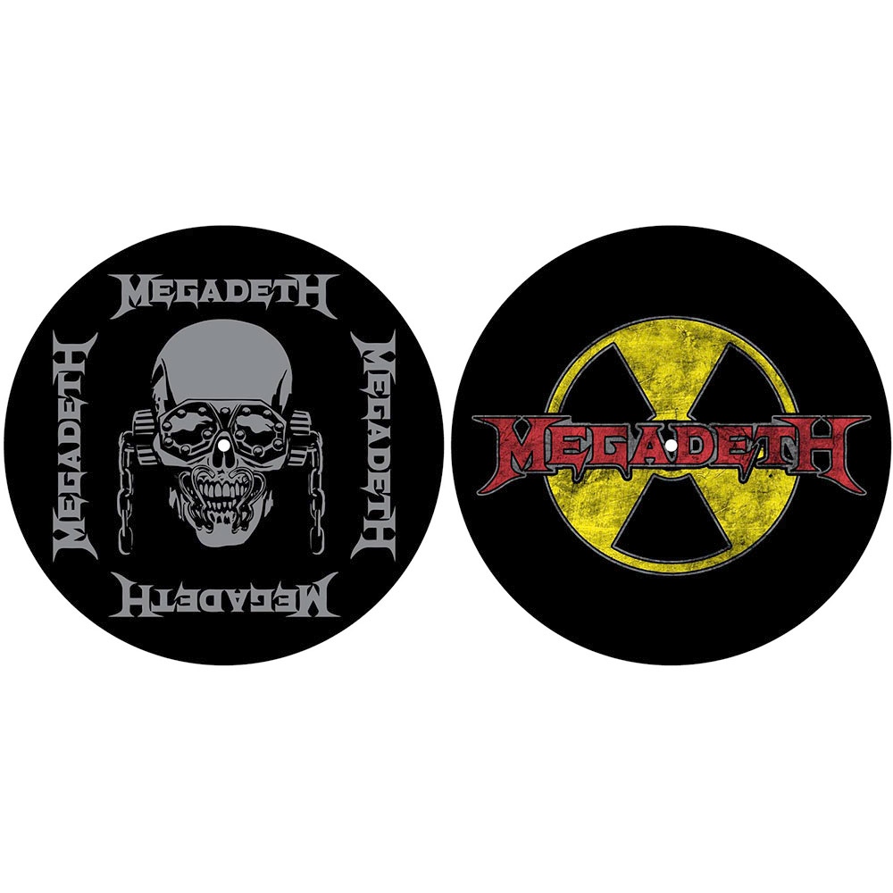 Megadeth - Radioactive Turntable Slipmat - Set of 2 - Multicolours
